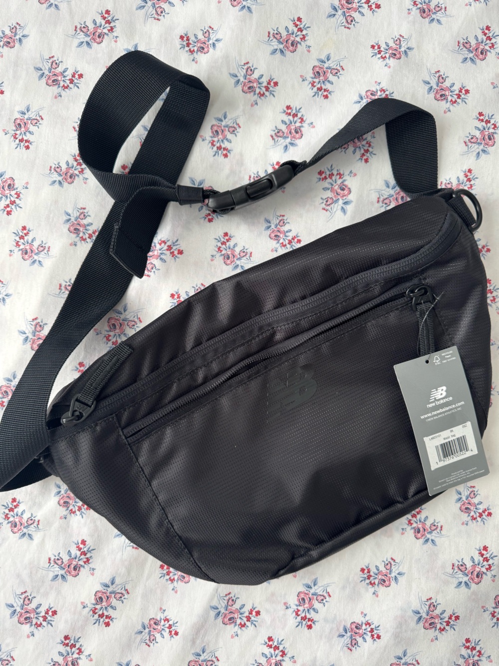New Balance Black Belt Bag Crossbody Sling